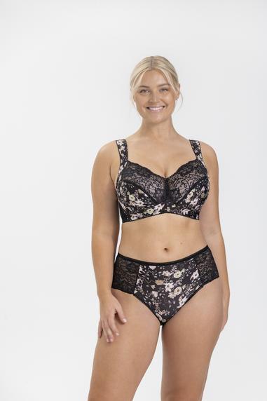Miss Mary Fauna bra without undewires Black