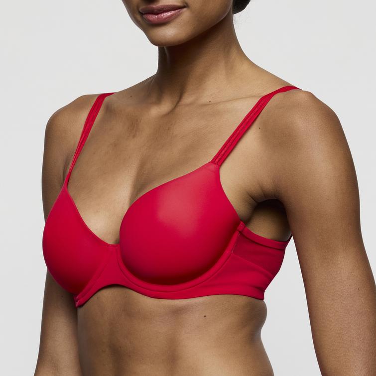 Marie Jo LOUIE full cup spacer bra True Red