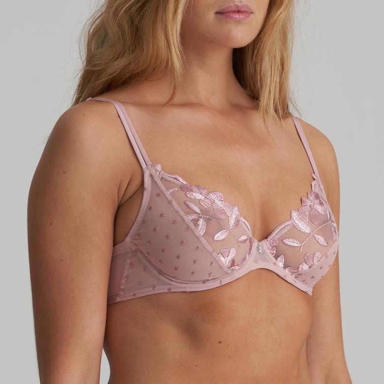 Marie Jo AGNES plunge bra Vintage Pink