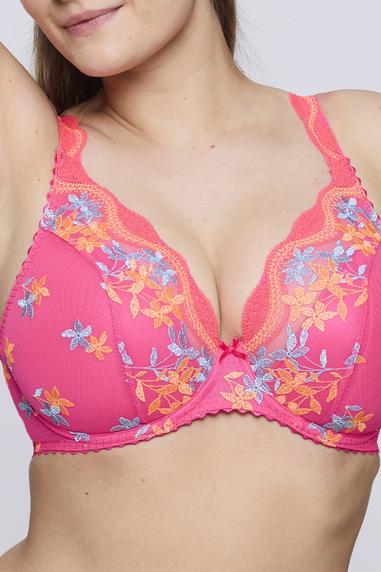 PrimaDonna CALA LUNA half padded plunge bra Blogger Pink
