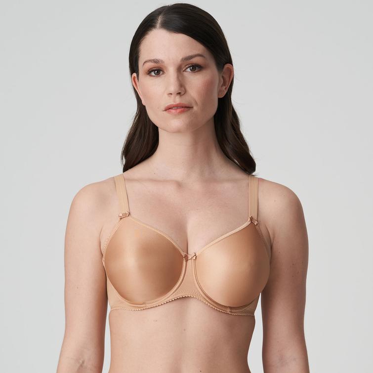 Satin bh med fullkupa Cognac