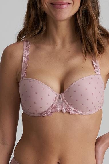 Marie Jo AGNES padded balcony bra Vintage Pink