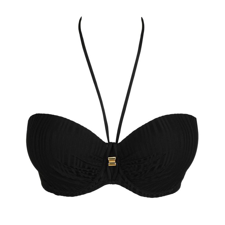 PrimaDonna Swim KIRUNA padded strapless bikini top Black
