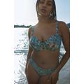 RIYAD padded balcony bikini top Turquoise Seas