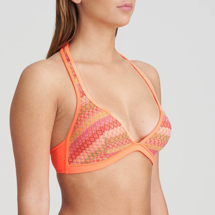 Marie Jo Swim ALMOSHI padded triangle bikini top Juicy Peach