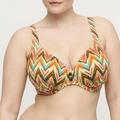PrimaDonna Swim TUBOU half padded plunge bikini top Ikat Summer