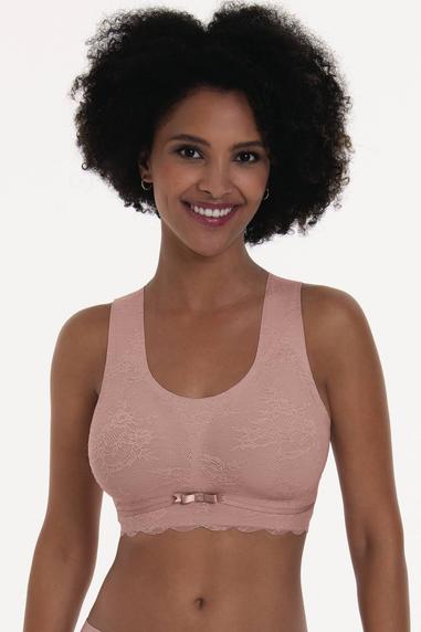 Anita Essential Lace bralette Rosewood