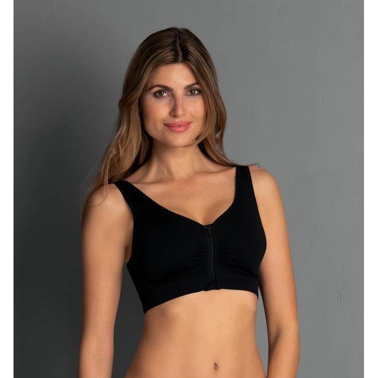 Anita Lynn top bra with pockets Black