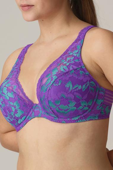 PrimaDonna Twist VERAO half-padded plunge bra Italian Acai