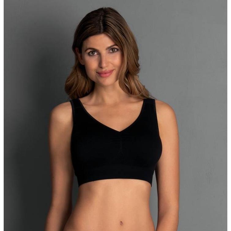 Anita Lotta top bra with pockets Black