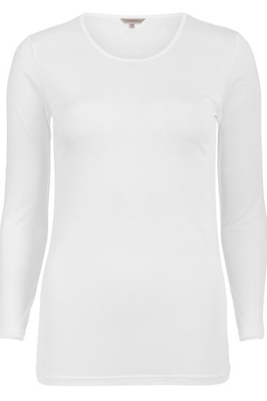 Lady Avenue Pure Silk underskjorta Naturvit