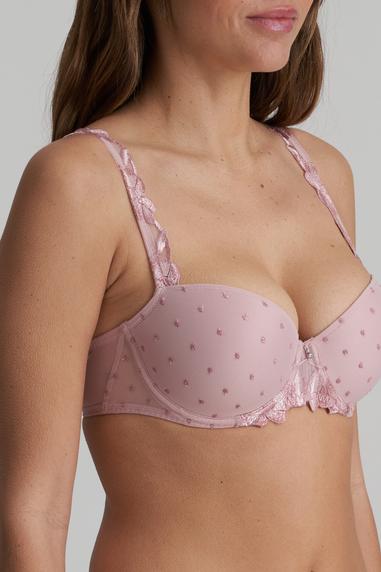 Marie Jo AGNES padded balcony bra Vintage Pink