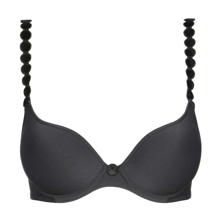 Marie Jo TOM padded heart shape bra Charcoal