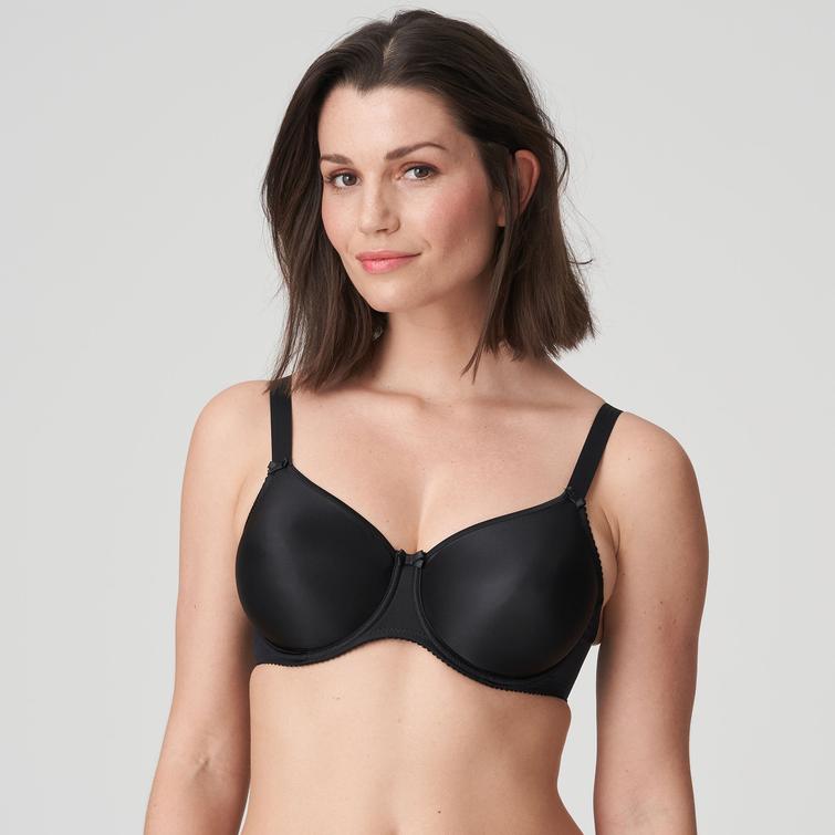 SATIN t&auml;yskuppinen rintaliivi Musta