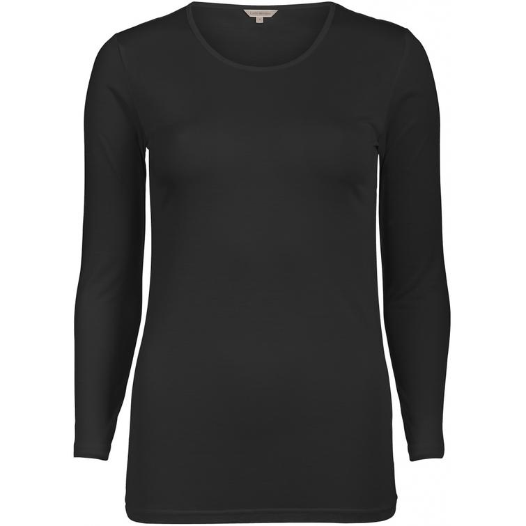Lady Avenue Pure Silk undershirt Black