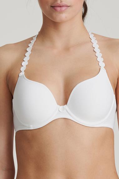 Marie Jo TOM topattu pisaramallinen rintaliivi Valkoinen