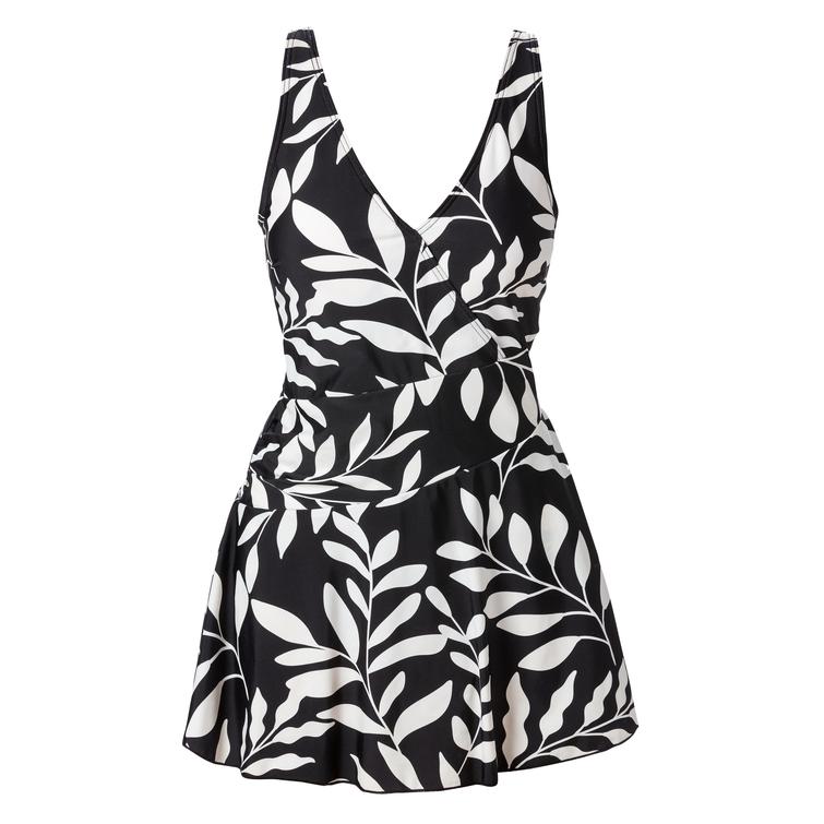 Trofé Sicily swimdress with prosthesis pockets Seagrass