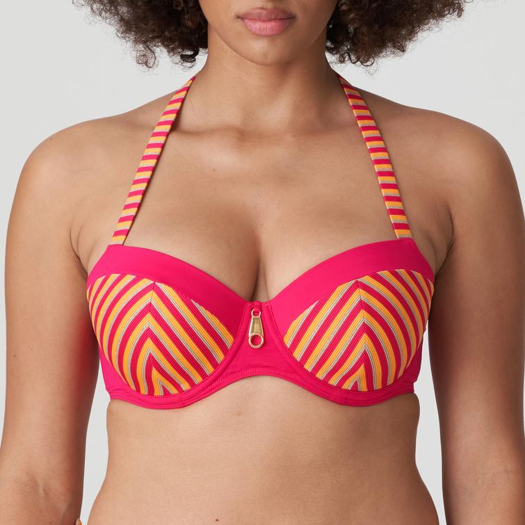 PrimaDonna Swim LA CONCHA padded balcony bikini bra Mai Tai