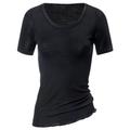 Calida True Confidence t-shirt i ullsilke Svart