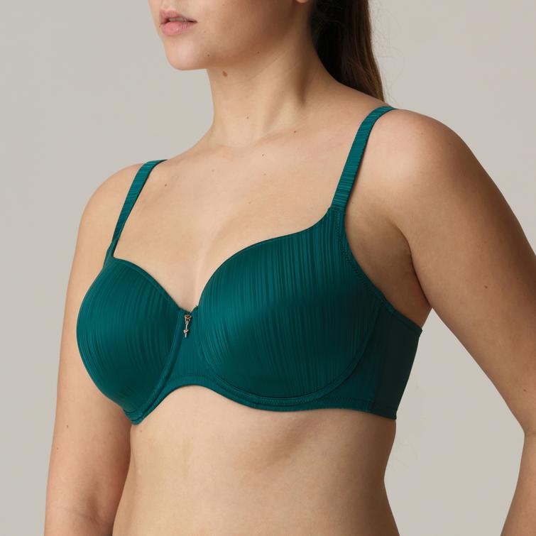 Primadonna Twist KNOKKE padded heartshaped bra Jasper Green