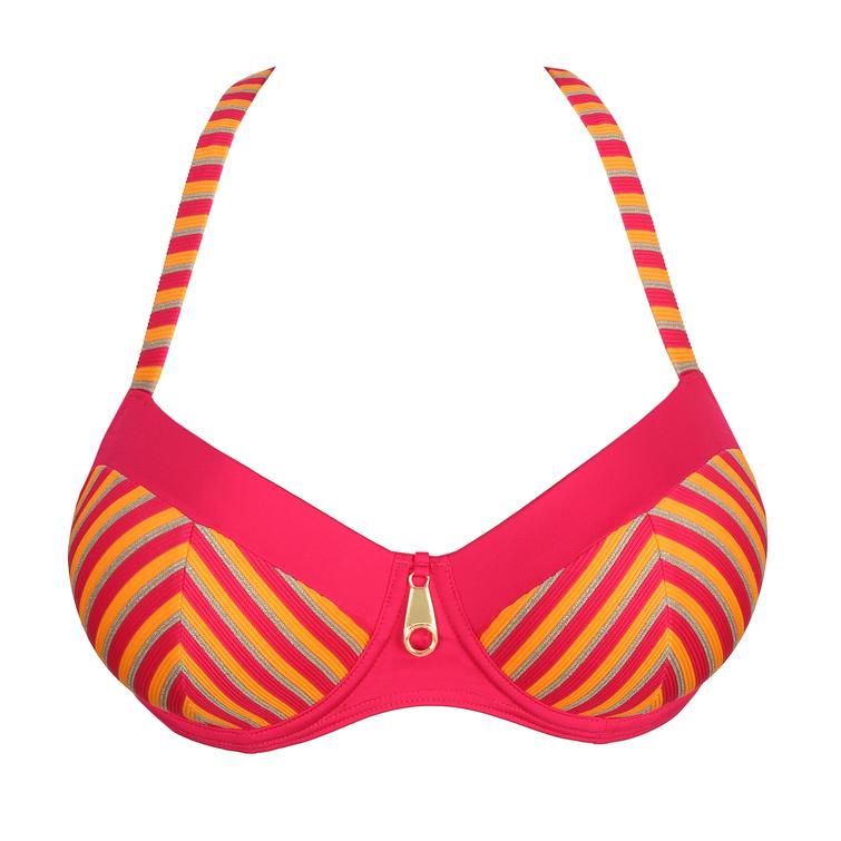 PrimaDonna Swim LA CONCHA padded balcony bikini bra Mai Tai