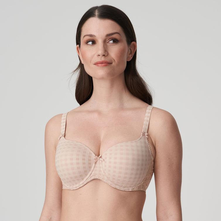 MADISON padded heart shape bra Caffe Latte