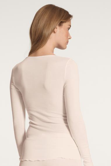 Calida True Confidence underskjorta i ullsilke Light Ivory