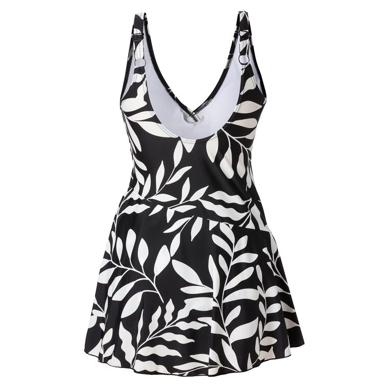 Trofé Sicily swimdress with prosthesis pockets Seagrass