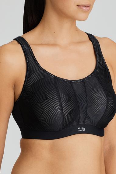 PrimaDonna THE GAME kaarituellinen urheiluliivi Musta