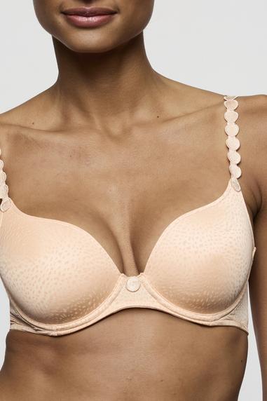 Marie Jo TOM padded heart shape bra Peach Whisper
