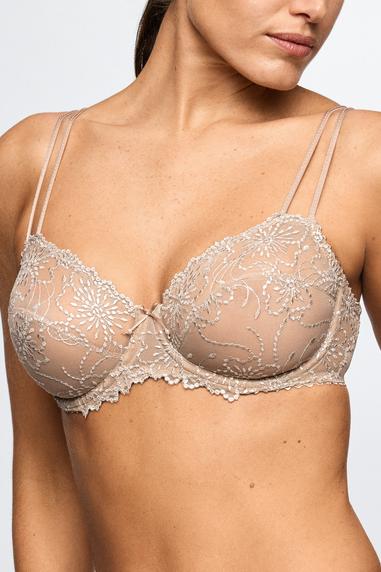 Marie Jo JANE balcony bra with horizontal seam Sand