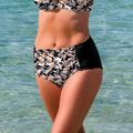 Wiki Barbados hög bikinitrosa Brown/Black