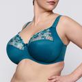 PrimaDonna DEAUVILLE full cup wire bra I-K cups Peacock