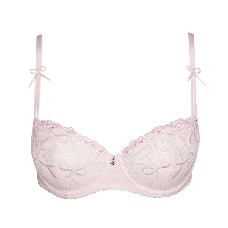 Marie Jo NOOVA balcony bra with vertical seam Gardenia Rose