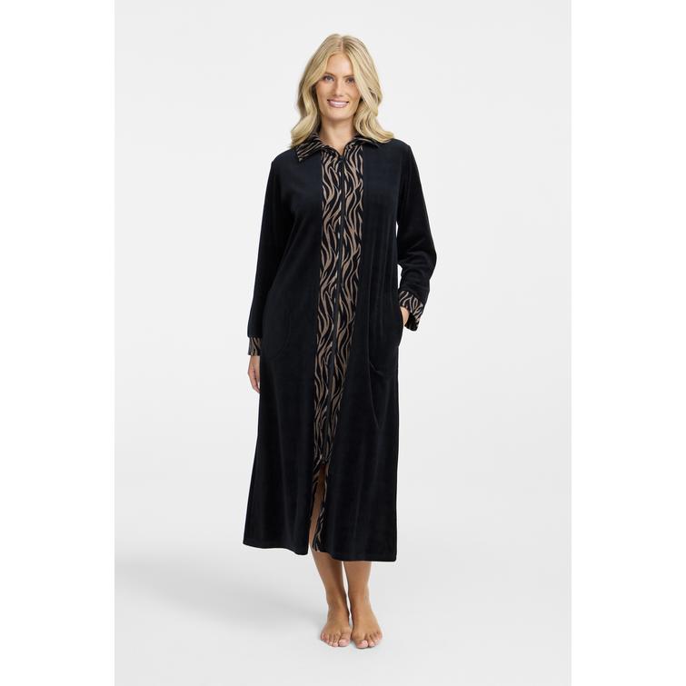 Damella velour robe Zebra