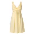 Trofé lace nightgown Yellow
