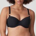 PrimaDonna Swim SAHARA padded balcony bikini top Black