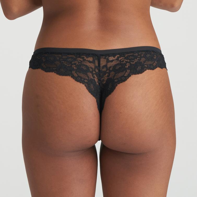 Marie Jo COLOR STUDIO LACE string-housu Musta