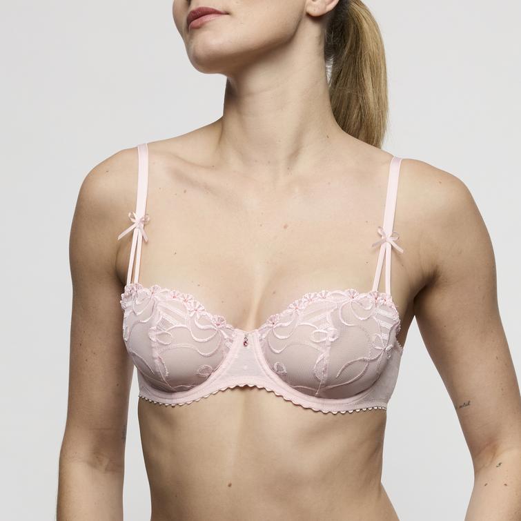 Marie Jo NOOVA balcony bra with vertical seam Gardenia Rose