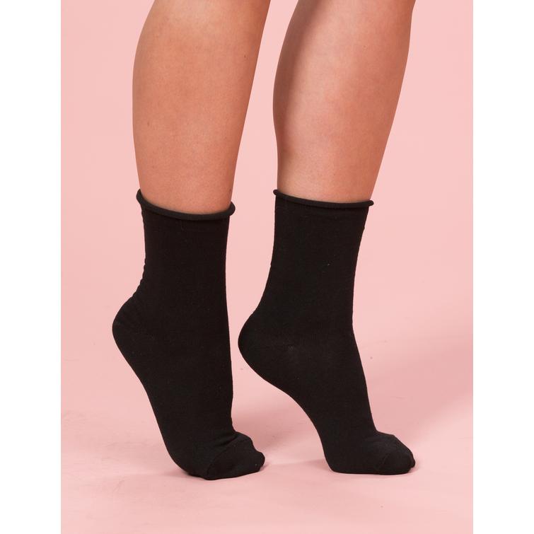 Bamboo Loose Fit -sukat Musta