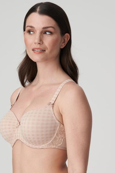 MADISON padded heart shape bra Caffe Latte