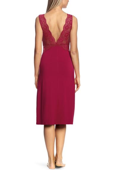 Sleeveless nightdress with lace Chianti