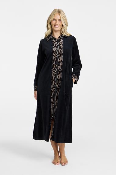 Damella velour robe Zebra