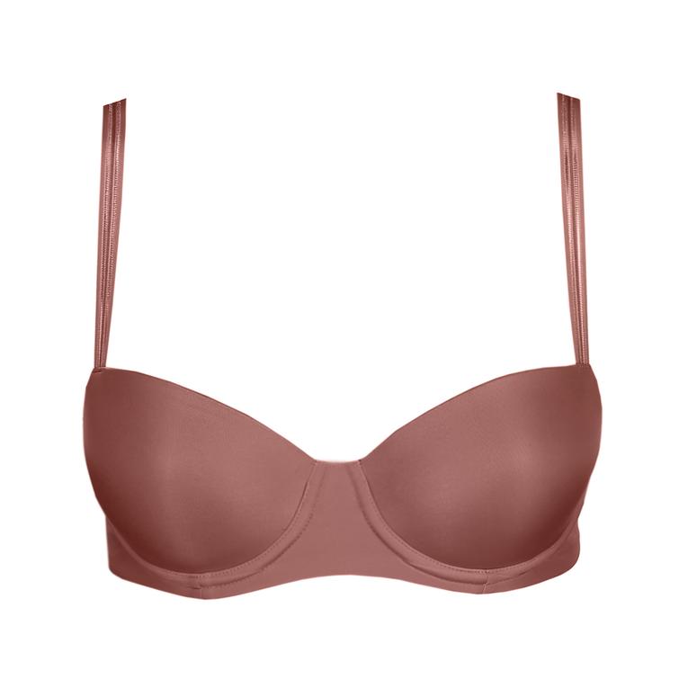Marie Jo LOUIE padded balcony bra Satin Taupe