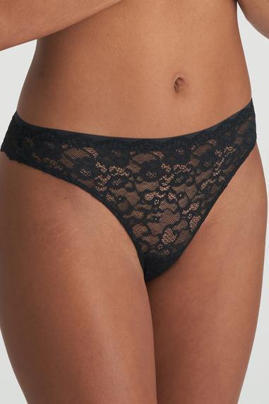 Marie Jo COLOR STUDIO LACE string-housu Musta