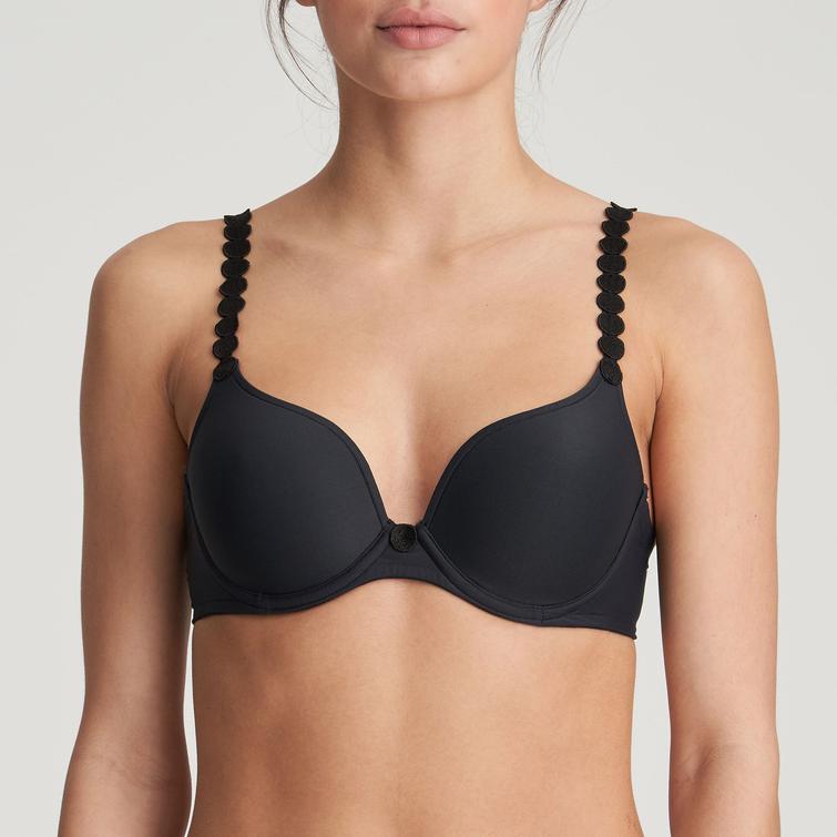 Marie Jo TOM padded heart shape bra Charcoal
