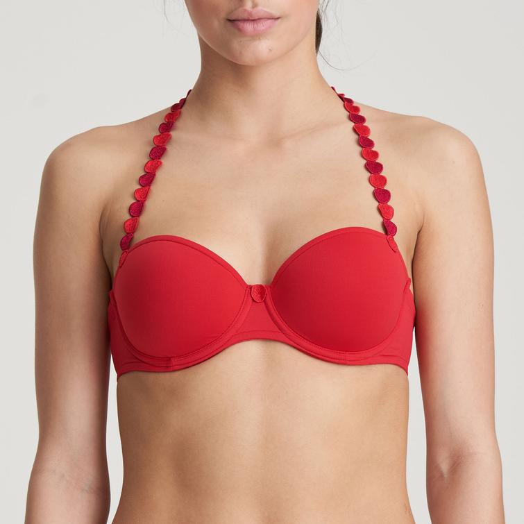 Marie Jo TOM padded balcony bra Scarlet