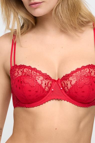Marie Jo JANE halvvadderad balconette-bh True Red