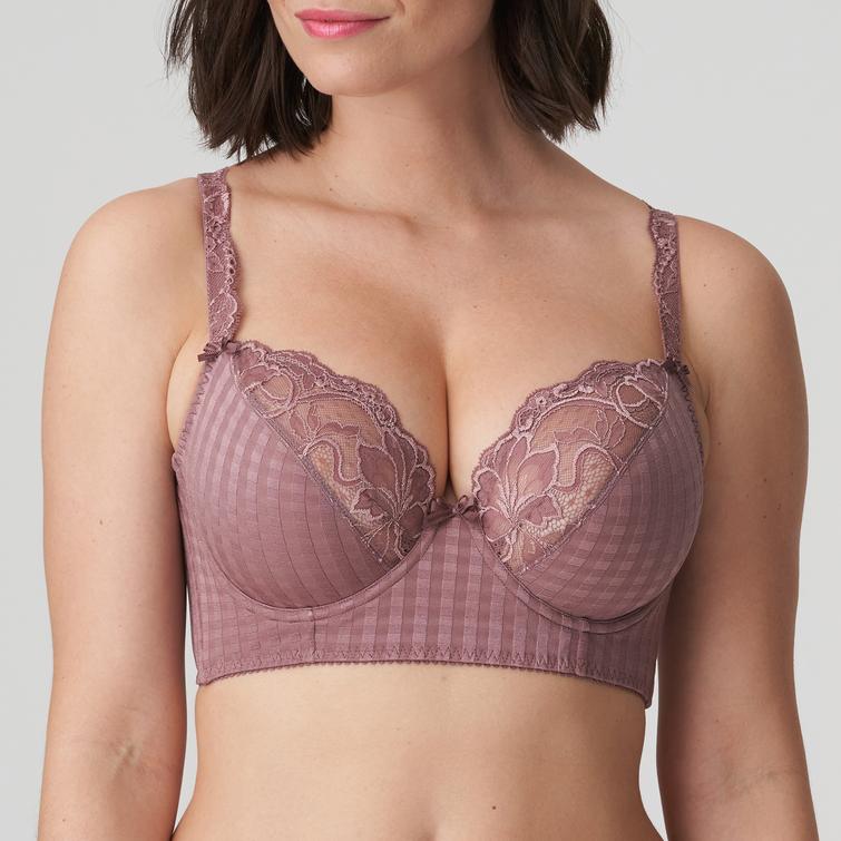 MADISON longline plunge bh Satin Taupe