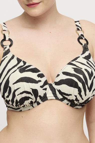 PrimaDonna Swim DALICE puolitopattu plunge-bikiniliivi Sauvage Shine